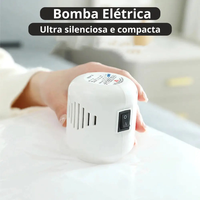 Saco Organizador a Vácuo com Bomba Elétrica - VacuMax | Mais Espaço, Mais Proteção