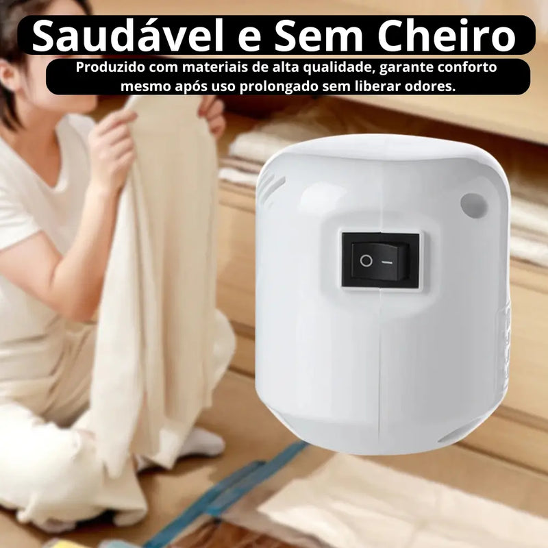 Saco Organizador a Vácuo com Bomba Elétrica - VacuMax | Mais Espaço, Mais Proteção