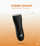 Barbeador elétrico TurboShave – desempenho máximo, pele sempre lisa