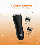 Barbeador elétrico TurboShave – desempenho máximo, pele sempre lisa