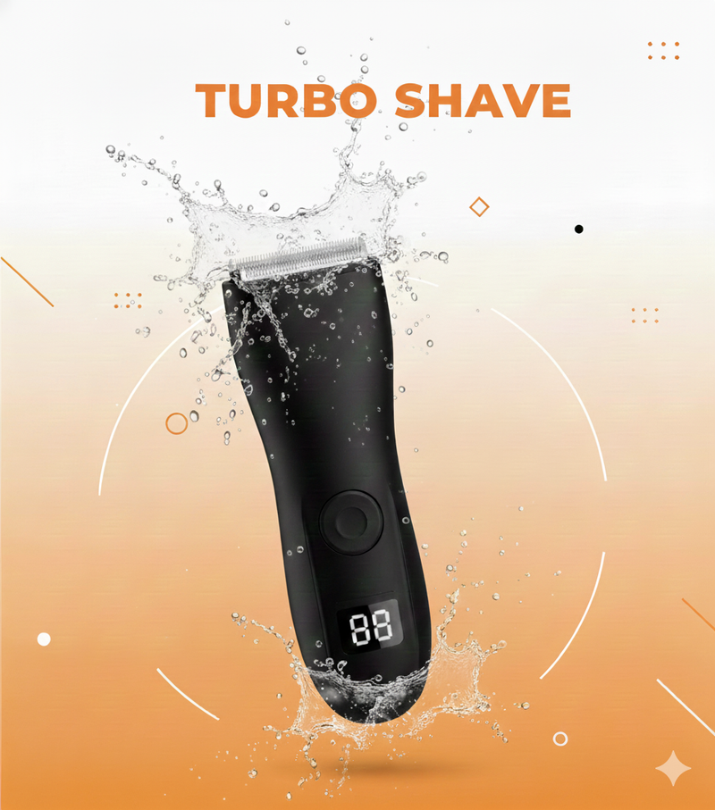 Barbeador elétrico TurboShave – desempenho máximo, pele sempre lisa